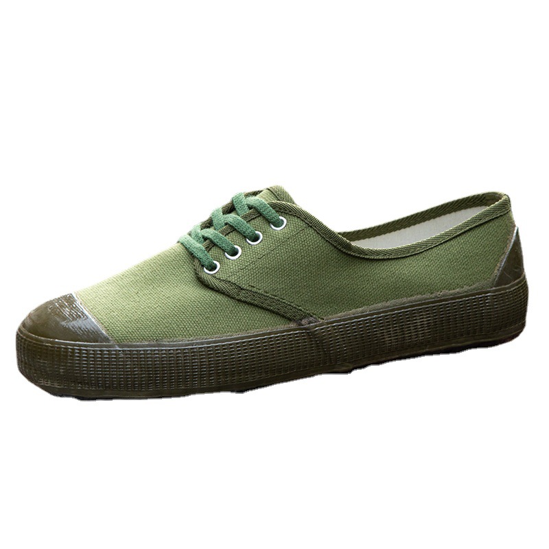 5517 Rubber Military Training Shoes Men's Low-top Canvas Shoes Women's Farmland Work Shoes Rubber Shoes Sneakers Liberation Shoes