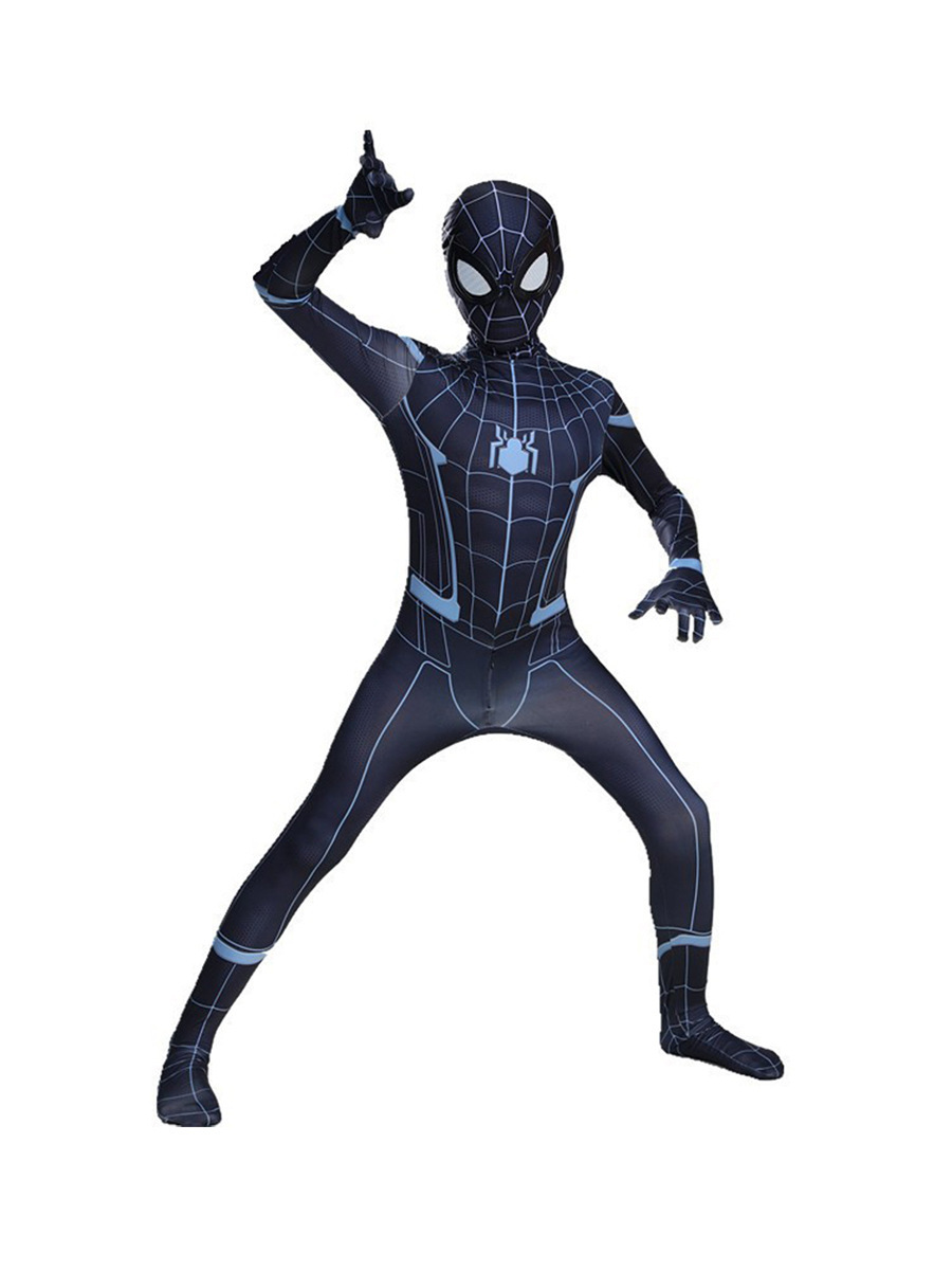 Spider Parallel Universe Man Miles Halloween Cos Costume Children's Headgear Clothes Adult Gwen Jumpsuit