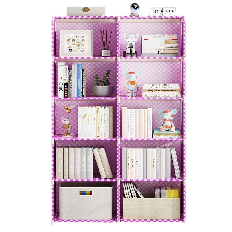 Simple Bookshelf Floor Storage Rack Student Desk Bookcase Children's Desktop Small Bookshelf Storage Rack Simple Modern