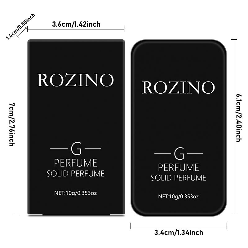 [Border-Border]Rozino Atmospheric Men's and Women's Deodorant Long-Lasting Fragrance Portable Solid Perfume Portable Balm