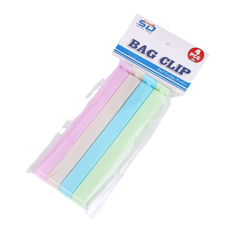 Japanese-style plastic bag sealing clip food tea sealing clip fresh snack bag moisture-proof sealing clip wholesale can be set