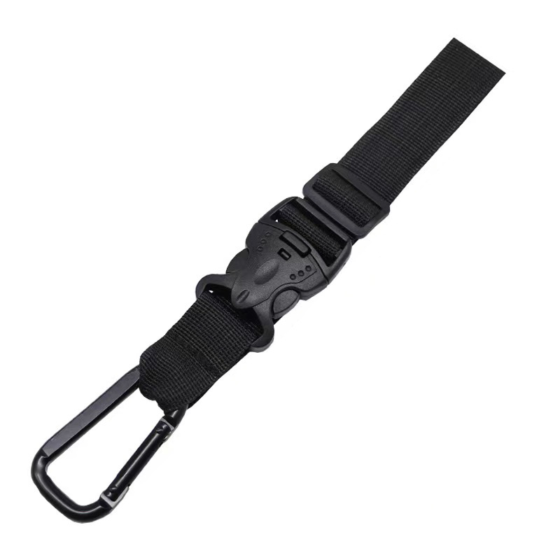 Adjustable Luggage Case External Hanging Buckle Multi-function Backpack Hook Outdoor Mountaineering Bag Lanyard Suitcase Strap