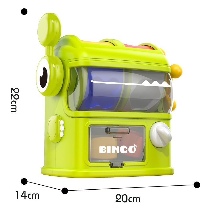 Children's dinosaur shape matching machine hand eye coordination exercise color cognitive Montessori 1 a 3 year old early education educational toys