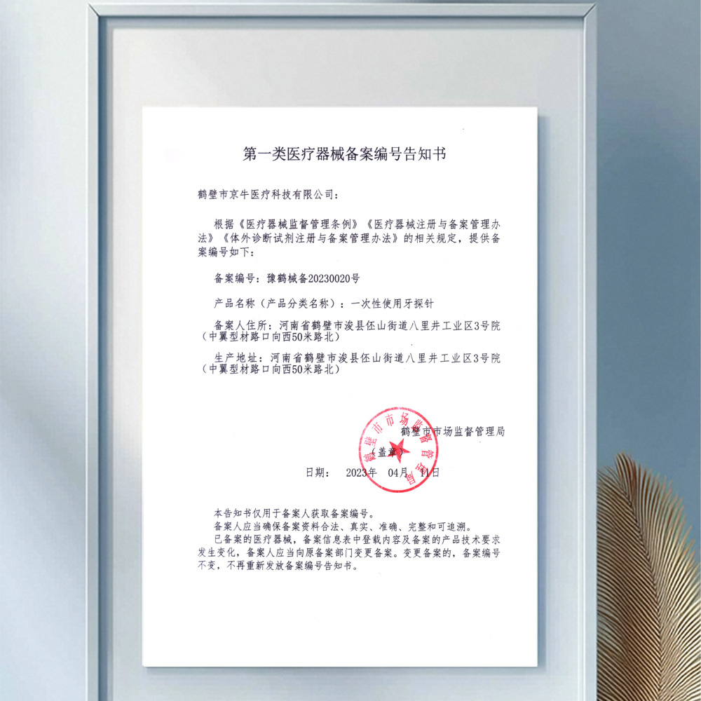 Medical Dental Double-Headed Probe Disposable Oral Instrument Inspection Tool Material Dental Calculus Dental Medical Special