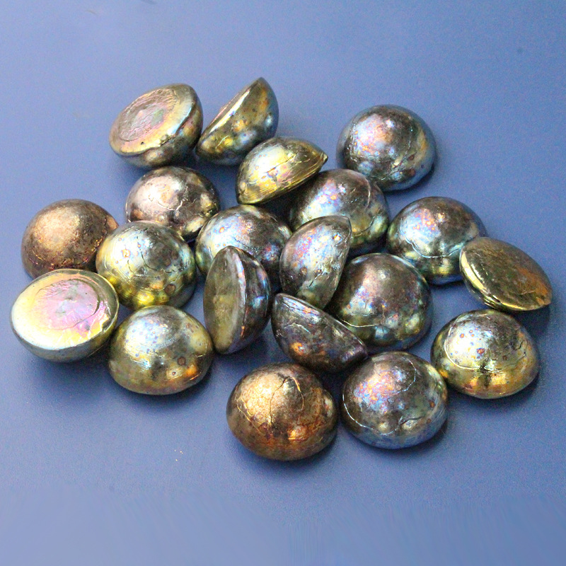 Dongguan Manufacturers Large Supply Free Shipping Bismuth Hemisphere 100 g Small Package Raw Material Purity 99.99