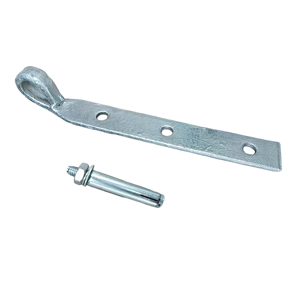 Manufacturer Wholesale Hot-Dip Galvanized Three-Eye Power Communication Equipment Pull-Up Twist Foot Tiger Head Pull-Up Wall Fixed Pull-Up