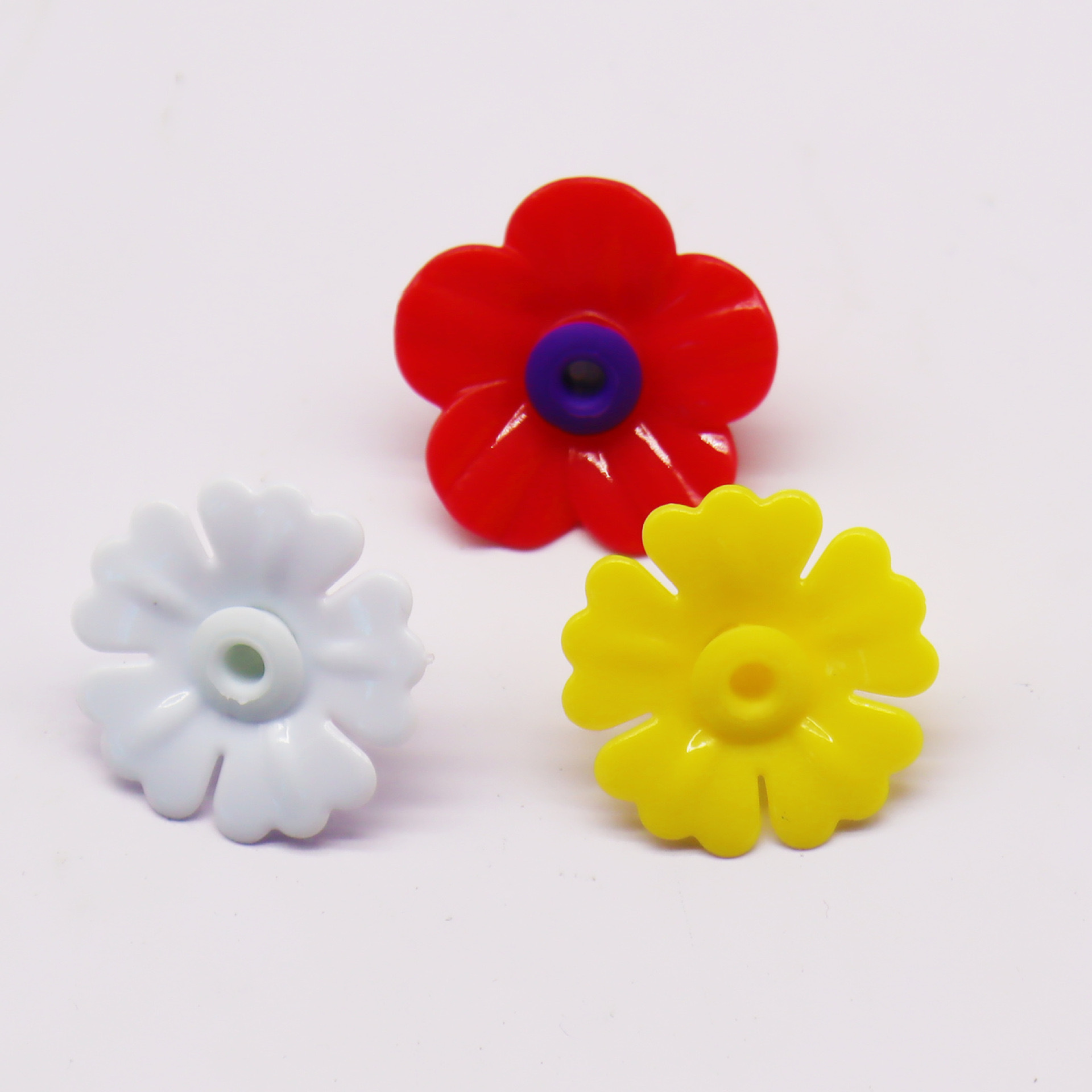 Plastic simulation plant flower hummingbird feeder flower hole imitation bee flower trap hummingbird feeder cross border