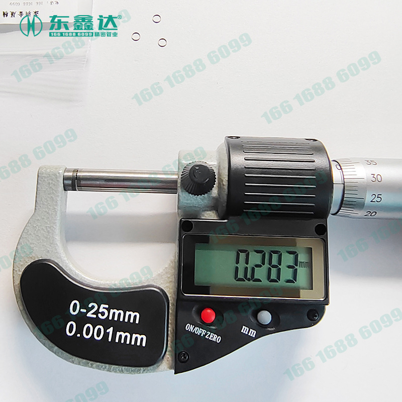 316L304 Stainless Steel Capillary Burr-Free Ultra-Short Cutting Customized Ultra-Fine and Ultra-Thin Stainless Steel Ring Gasket