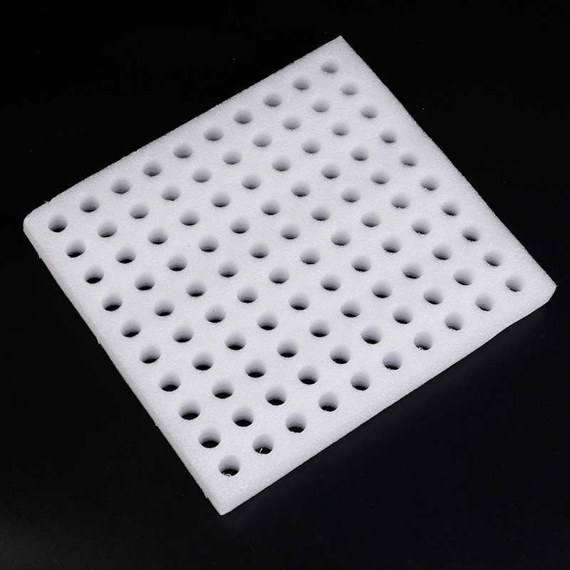 Manufacturer Testing Reagent Pearl Cotton Inner Tray Blood Vessel Tray epe Pearl Cotton Test Tube Placement Rack