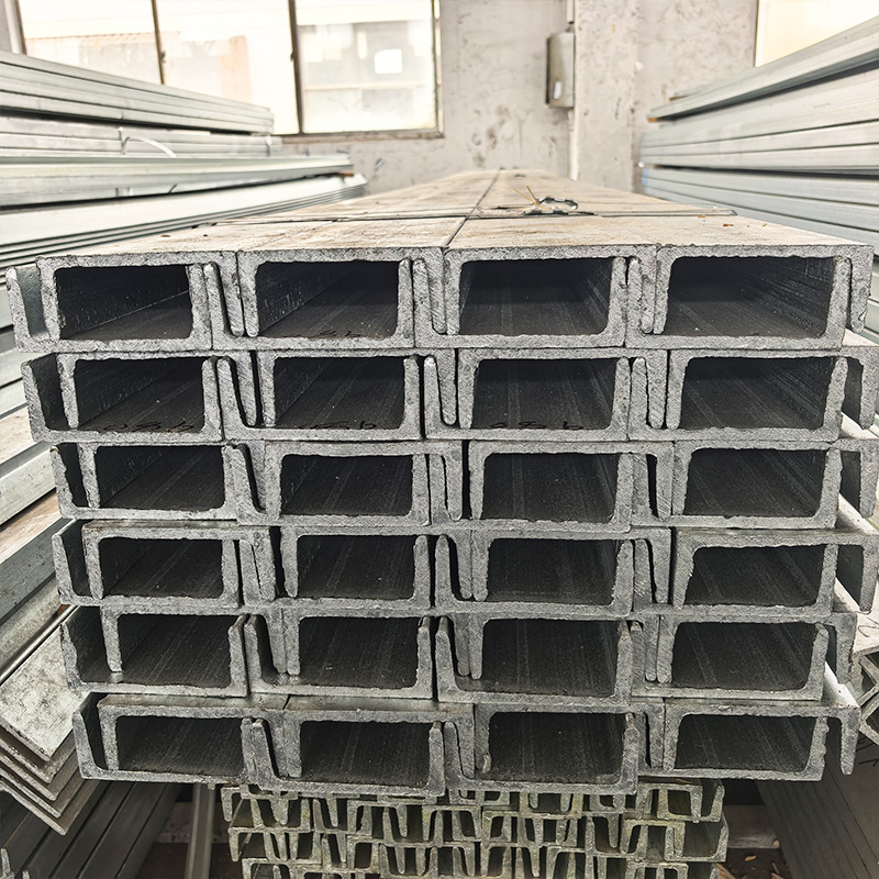 Manufacturers Supply Q235B Galvanized Steel Channel 5 # -20 # Hot Rolled Channel Steel U-Shaped Galvanized Channel Steel with Complete Specifications in Stock