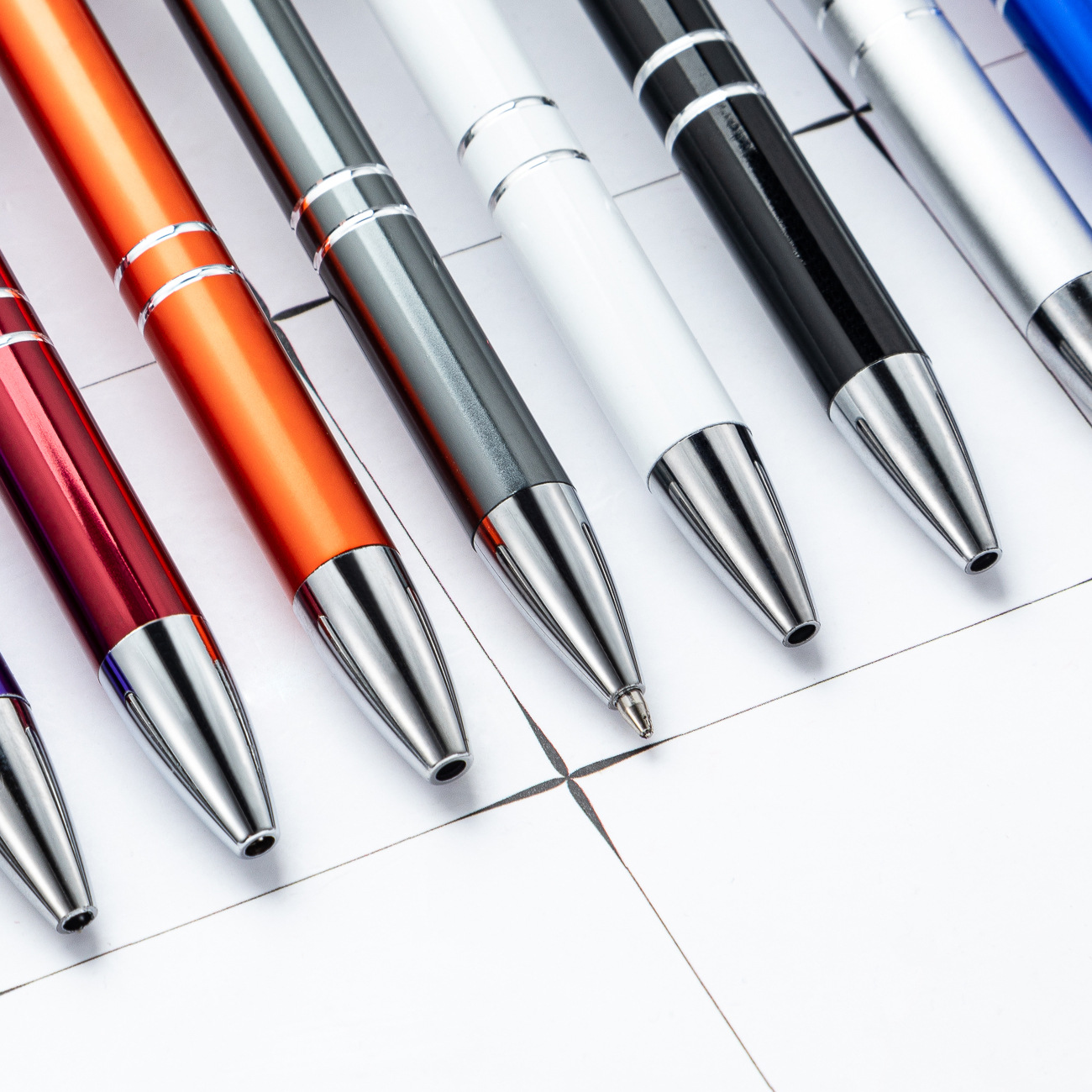 Metal Ballpoint Pen Press Student Prizes Creative Small Gift Metal Pen Advertising Pen Printable logo Aluminum Pen