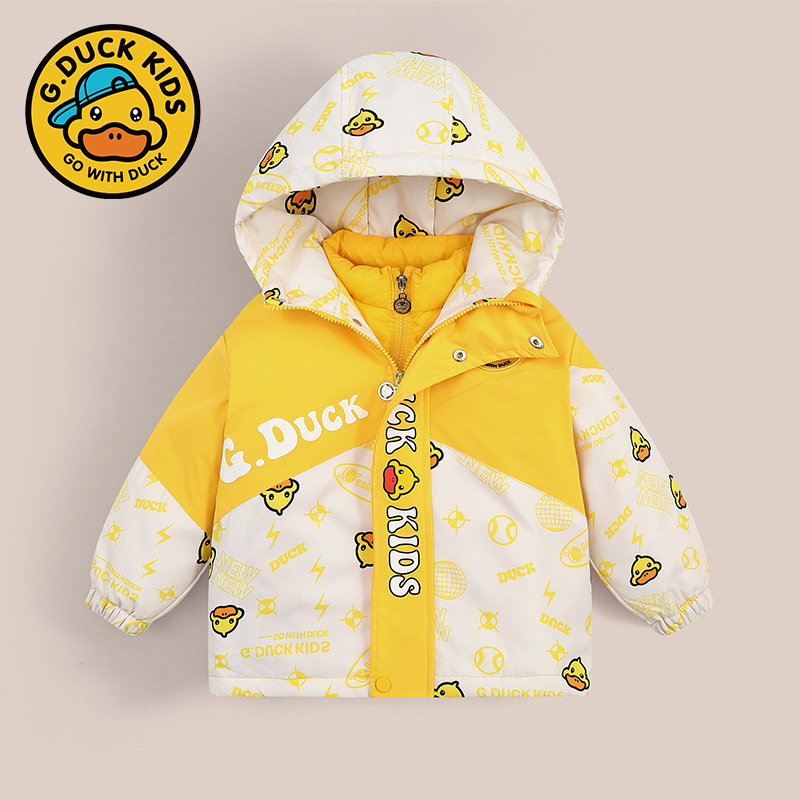 Куртка для детей Yellow Duck 3-в-1, осень и зима, водонепроницаемая, комплект из двух частей