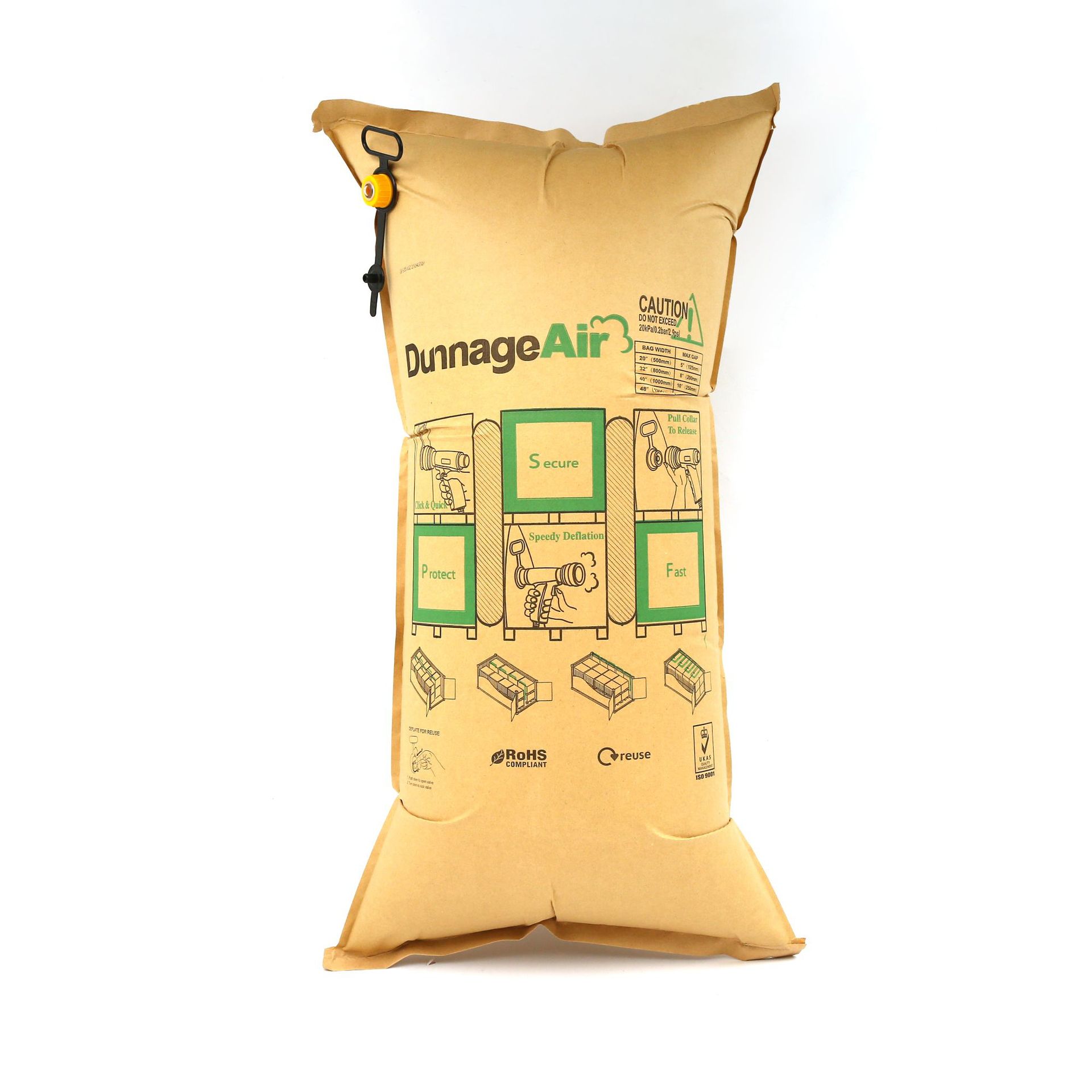 Foshan Container Inflatable Bag Manufacturer, Leak-Proof, Explosion-Proof, Export Cabinet-Packed Shockproof Cushioning Airbag Filling