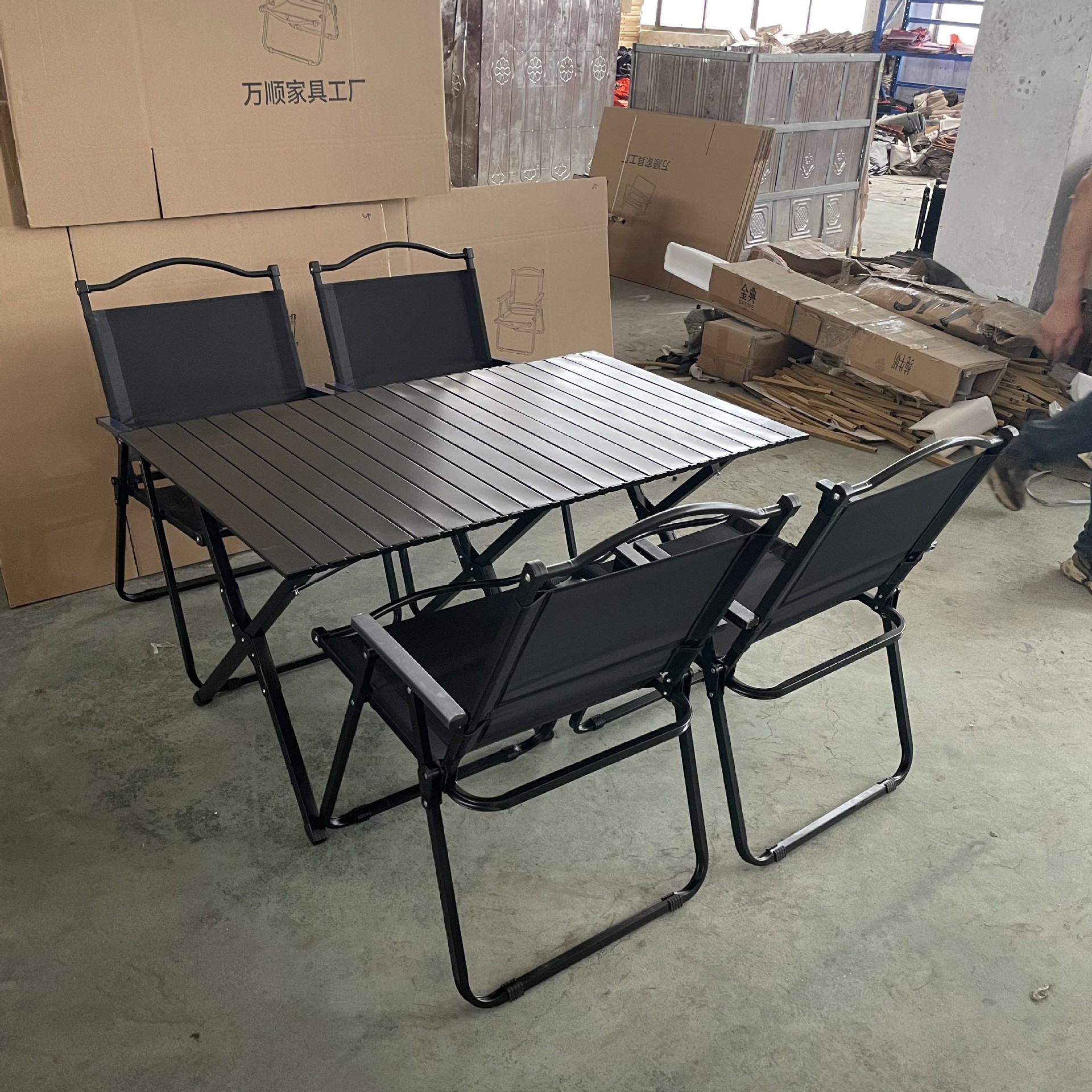 Widened and Highened New Style Thickened Egg Roll Table Folding Table Commercial