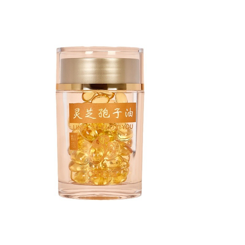 Ganoderma Lucidum Spore Oil Soft Capsule Wholesale Sanxiang 30 Ganoderma Lucidum Extract Bulk 0.5g Ganoderma Lucidum Spore Oil High Content