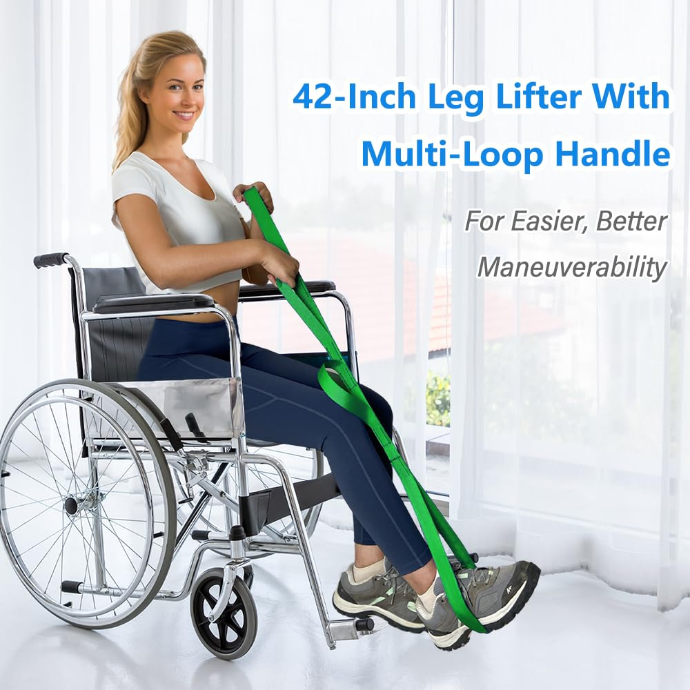 Cross-Border Popular Leg Lift Auxiliary Belt for the Elderly and Disabled Leg Lifter for Paralyzed Patients Leg Lift Belt for Rehabilitation