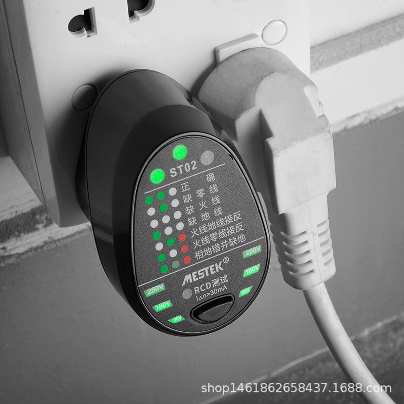 Многофункциональный тестер розетки защита от утечек инспектор комнаты детектор для домашнего использования полярная фаза электроскоп