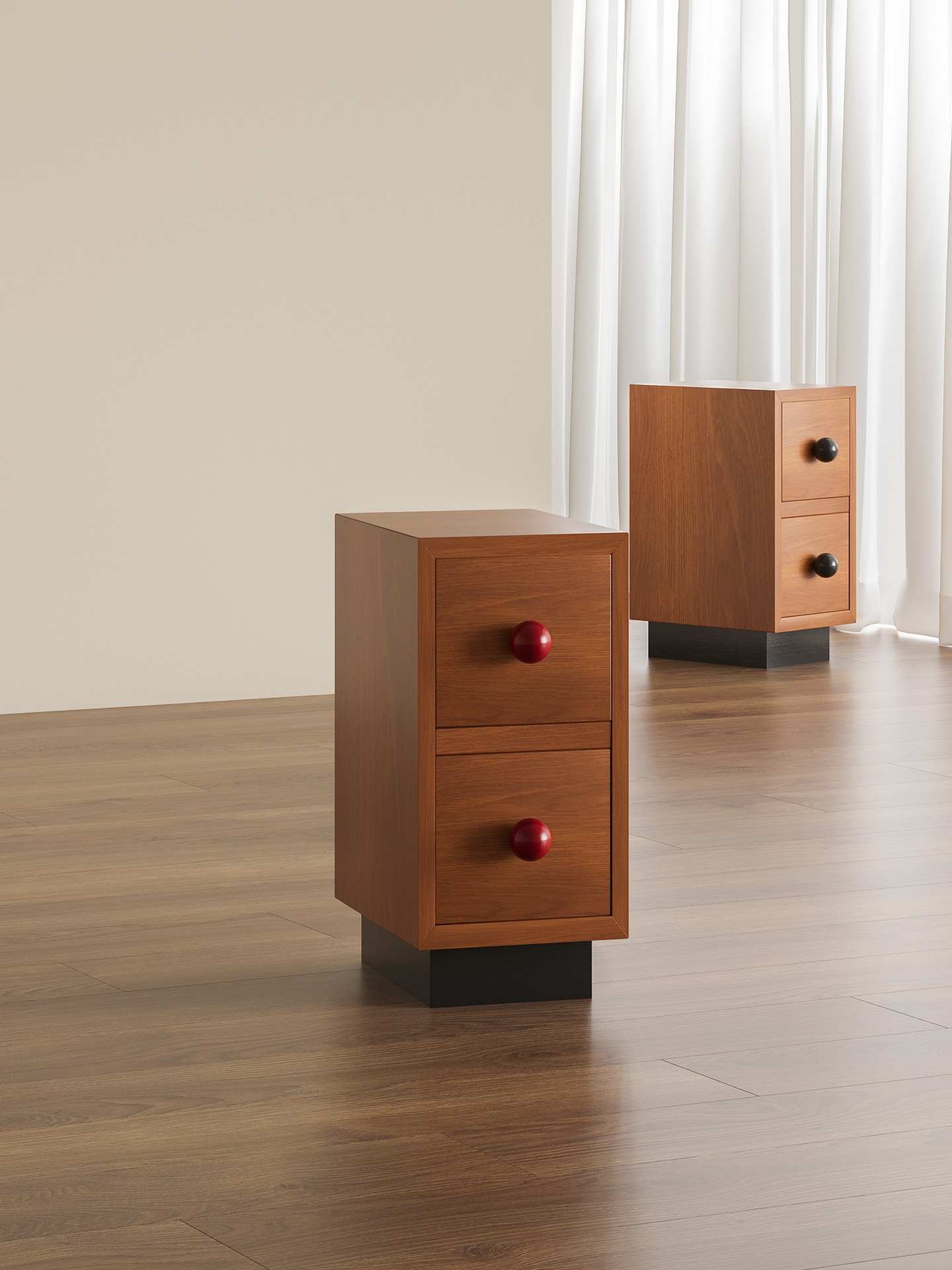 Narrow Retro-Style Small Bedroom Bedside Table with a Vintage Feel, Ultra-Narrow Bedside Cabinet for Home Use, Free Shipping