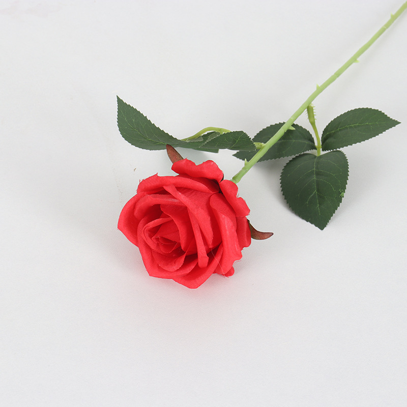 Little Paris Snow Mountain Red Rose Chinese Valentine's Day Home Wedding Decoration Artificial Flowers Fake Flowers Wholesale High Simulation
