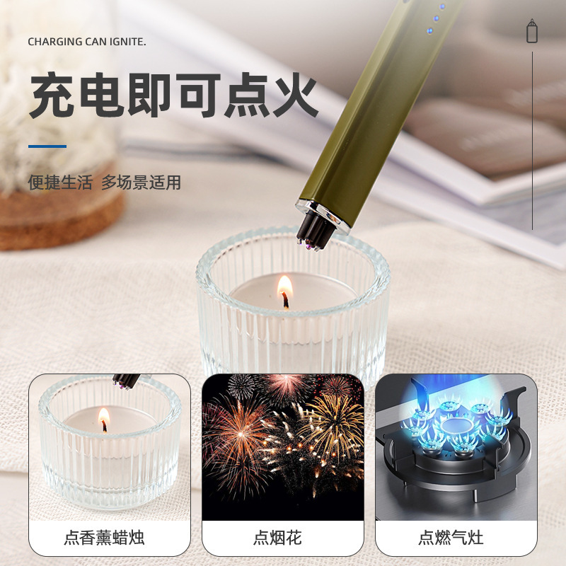 Factory Wholesale Household Gas Stove Gas Stove Special Digital Pulse Igniter Aromatherapy Candle Lighter Long Handle