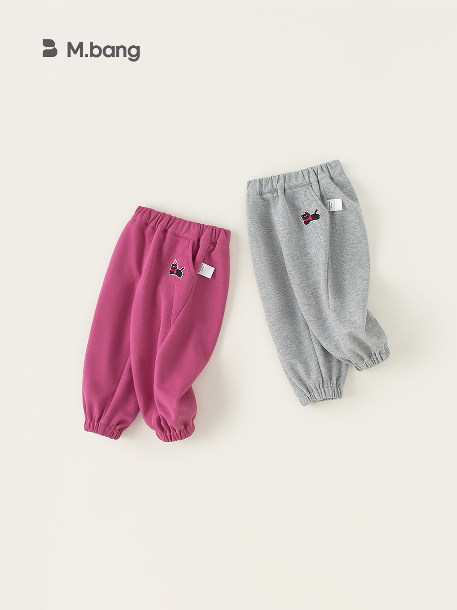 Yubao Children's Wear Children's Sweatpants Spring New Baby Girl Casual Leg Trousers Girls Sports Pants Loose Pants