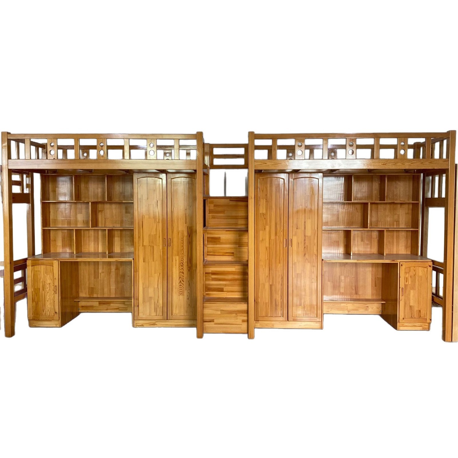 Bed under the table combination bed manufacturers wholesale bed under the table steel wood combination bed student dormitory single bed apartment bed