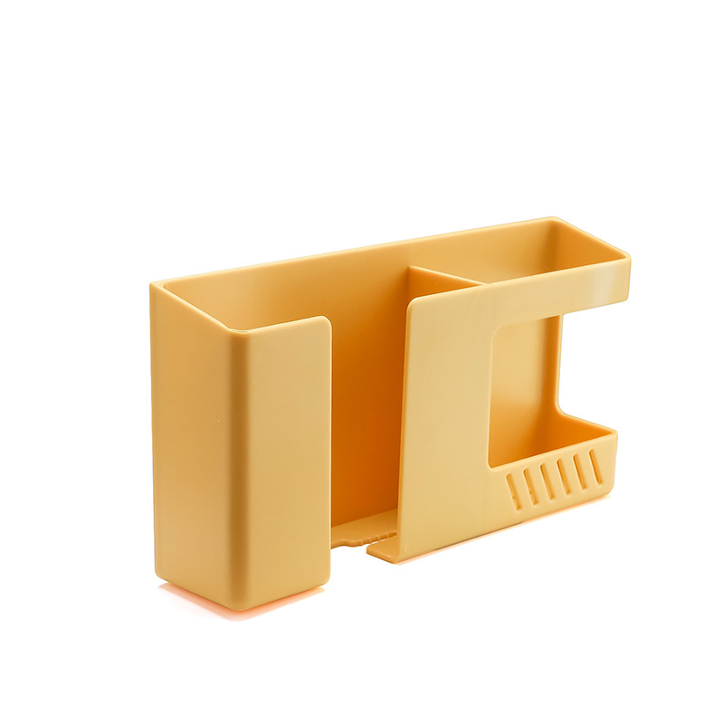 TV Air Conditioner Remote Control Storage Box Punch-Free Seamless Wall Hanging Box Mobile Phone Charging Wall Hanging Box Wall Hanging Rack