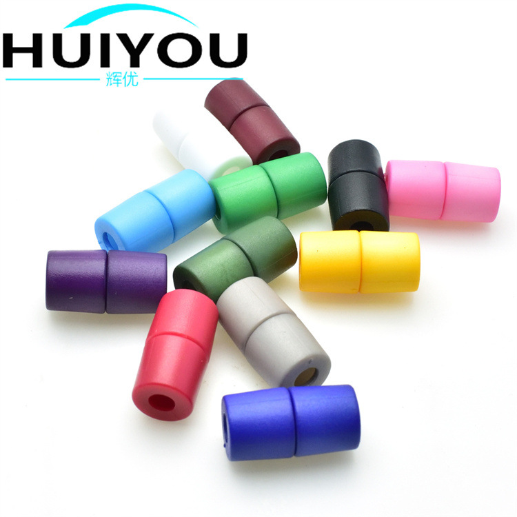 Environmentally friendly and safe plastic rope buckle nylon easy-to-pull buckle luggage accessories elastic wear rope fixed buckle connection buckle