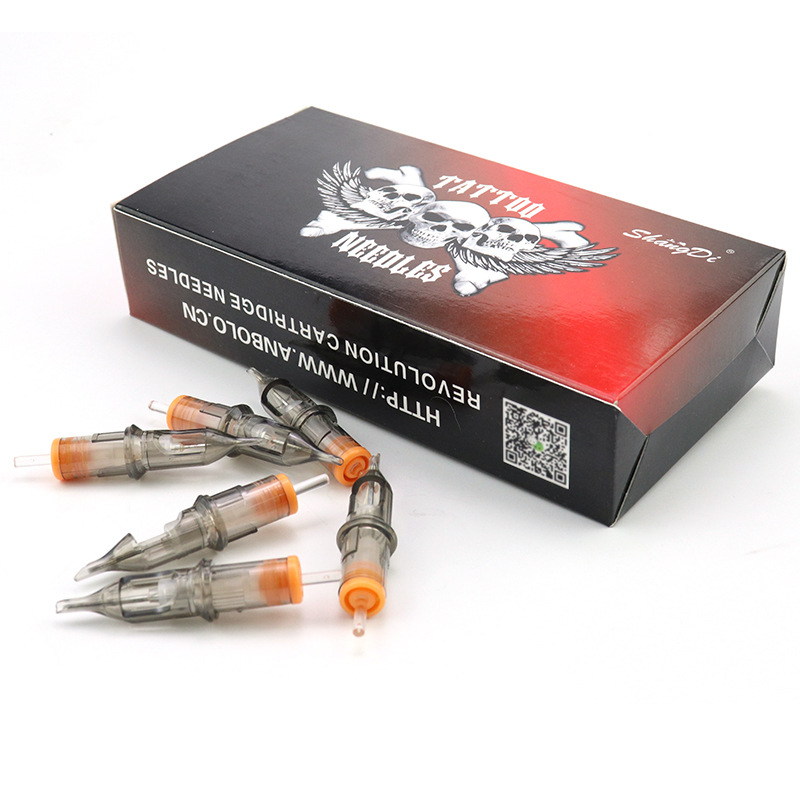 Colorful Silicone Ring Disposable Tattoo Needles Transparent Tattoo All-In-One Needles Tattoo Tools Full Set of Equipment Tattoo Needles