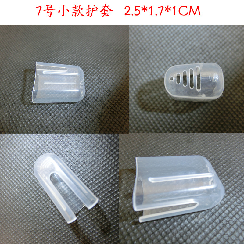 Прозрачный PP чехол для электрической зубной щетки портативный санитарный защитный чехол для головки щетки прямой штекер маленький защитный чехол