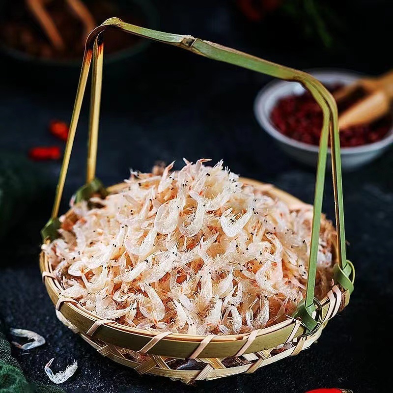 Shopee Dry Goods Flagship Store Shrimp 500g Fresh Calcium Supplement Raw Sun-Dried Ready-To-Eat Baby Sea Rice