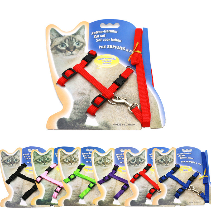 Cat Leash Cat Leash Cat Leash Cat Leash Cat Leash Pet Chest Strap Cat Chain Cat Traction