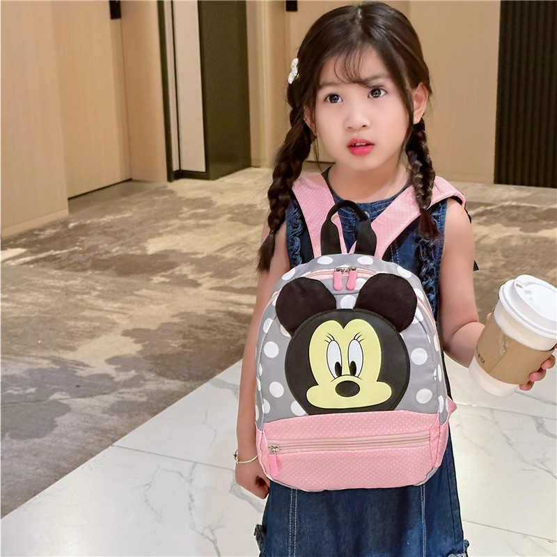 2025 Cross-Border Kindergarten School Bags Cute Boys and Girls Bags 2-6 Years Old Cartoon Girls Small Backpacks Girls Pairs