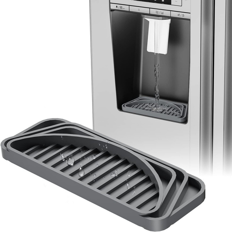 2023 Amazon New Product Water Dispenser Silicone Mat Refrigerator Coffee Machine Bar Silicone Drain Mat Drip Tray