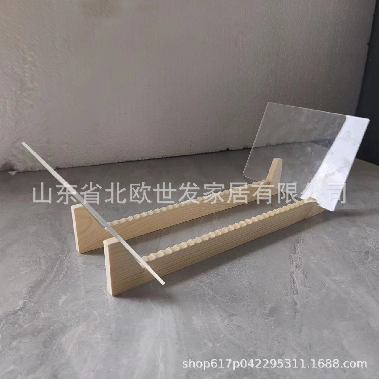 American LPs Portable Foldable Vinyl Record Display Stand Solid Wood Record Stand CD Stand 50 Disc Rack