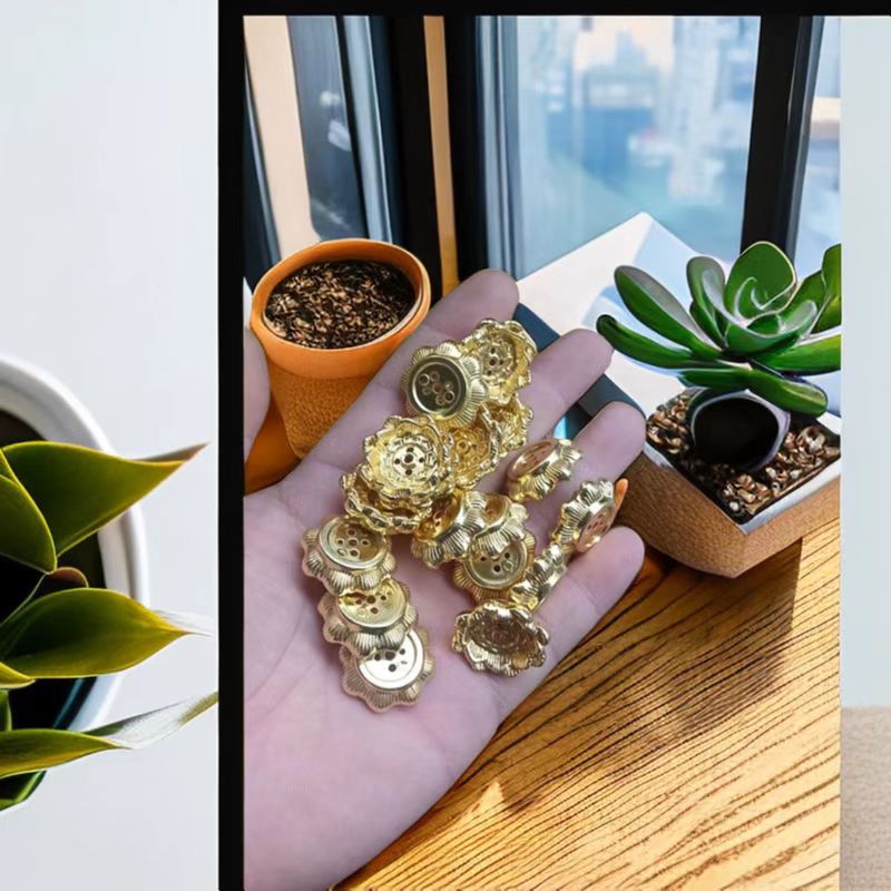 [Source Factory Goods] Copper gourd incense insert nine-hole incense holder mini creative water drop incense holder Duogong incense holder incense burner