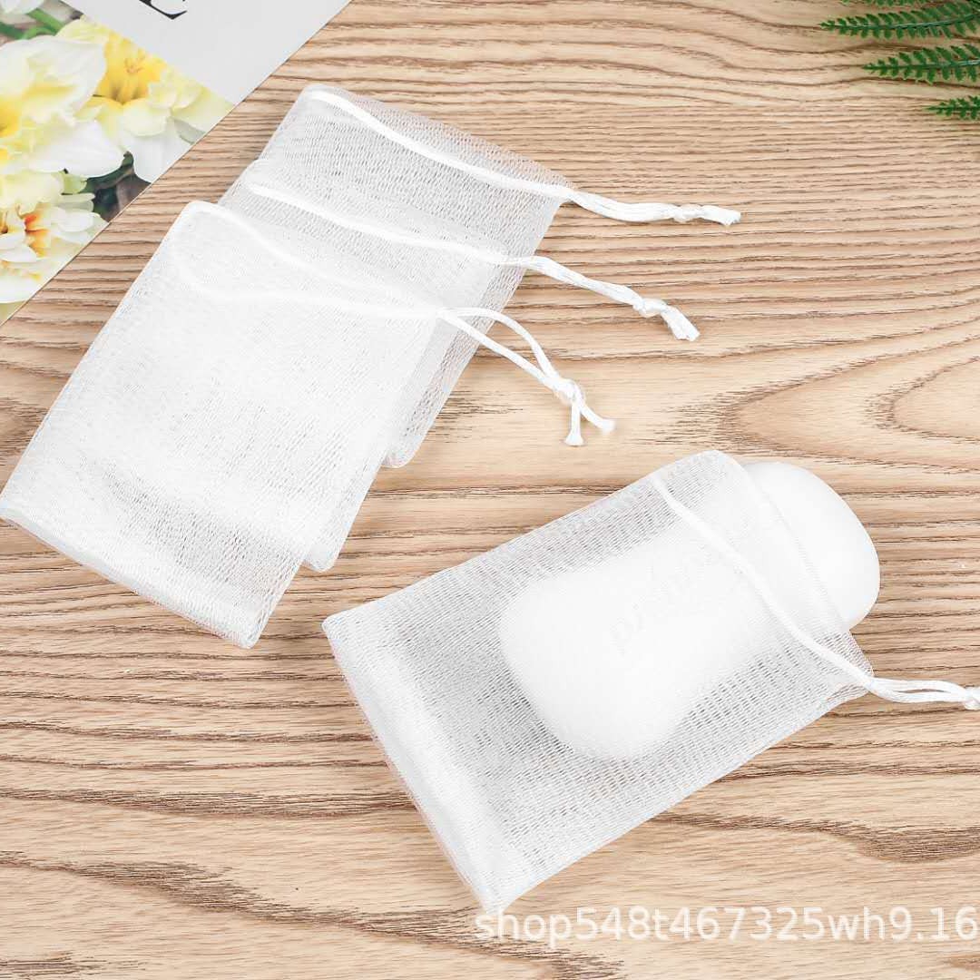 Foaming Net for Facial Cleanser, Cleansing Net for Face Washing, Mini Handmade Soap Foaming Net, Foaming Tool for Shower Gel