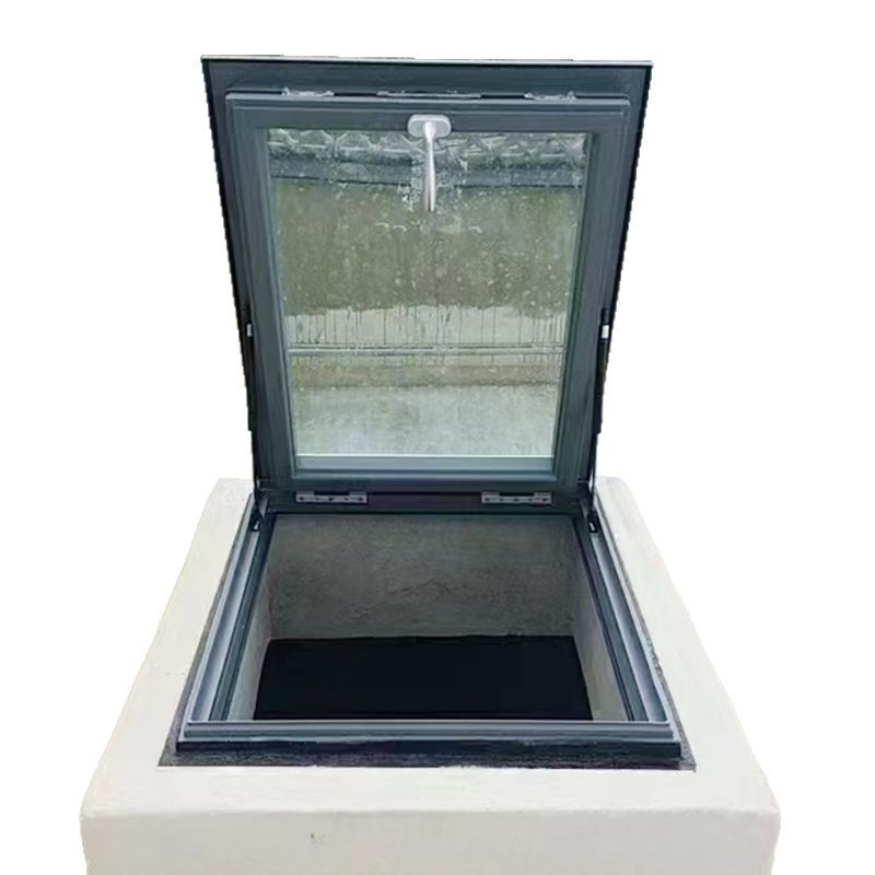 Aluminum alloy manual skylight factory straight hair roof skylight attic oblique home skylight lighting skylight electric skylight