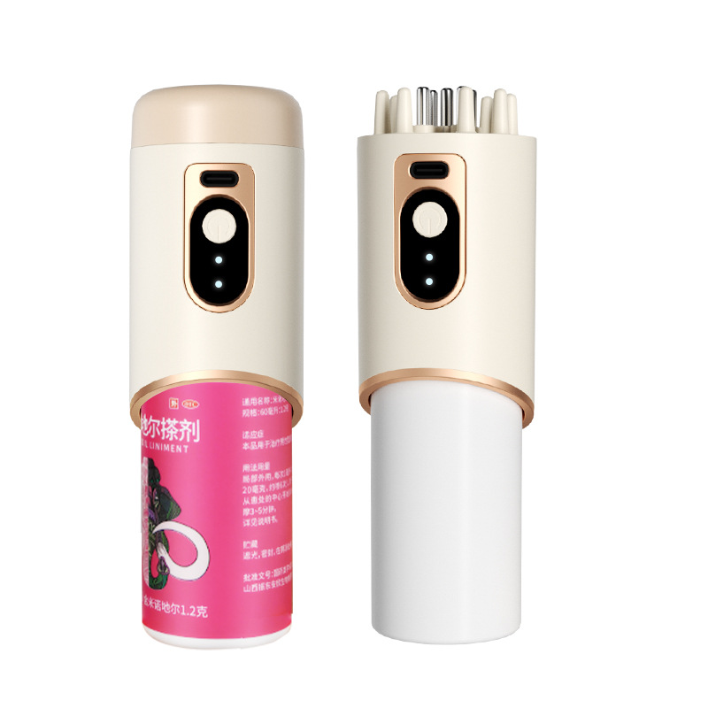 Scalp medicine applicator scalp ball massage comb hair growth hair fixing liquid guide liquid essential oil smear guide liquid electric comb