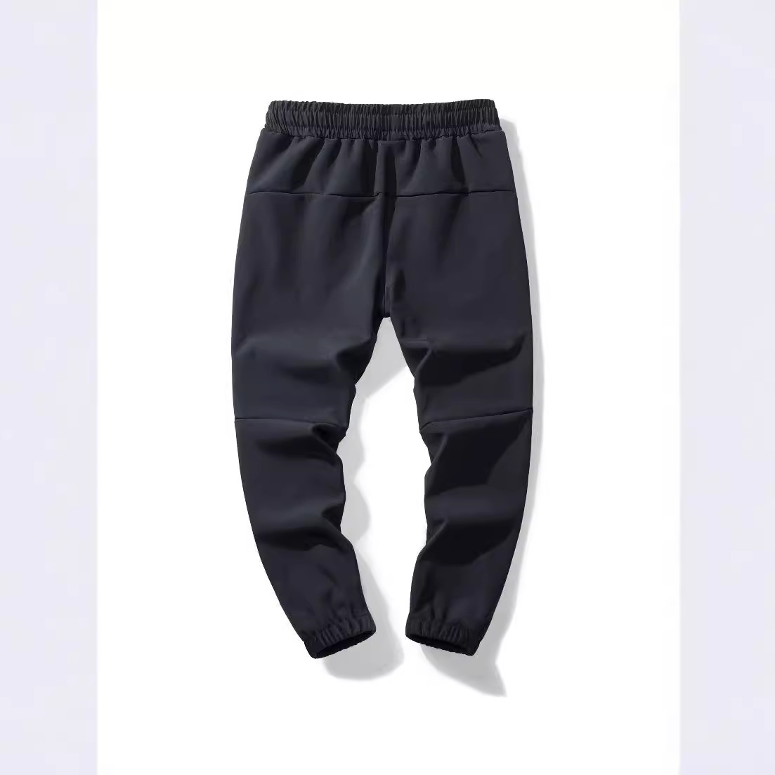 Men's outdoor composite sports casual trousers thickened waterproof breathable mountaineering pants full elastic waist pants