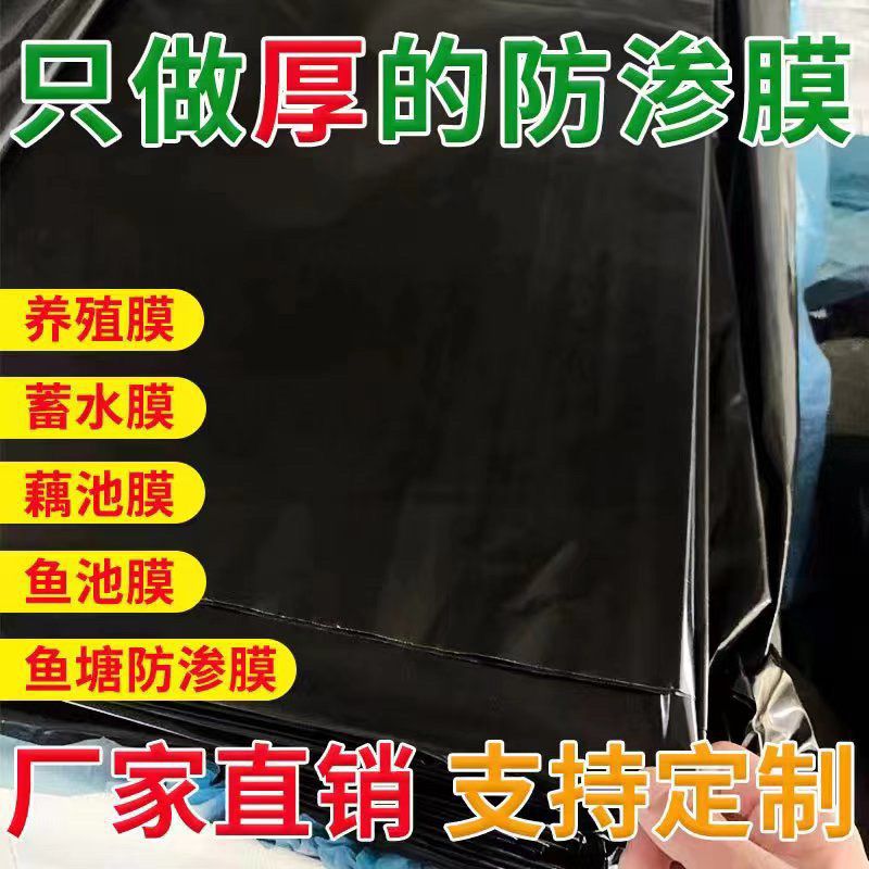 Fishpond impermeable membrane geomembrane reservoir special membrane fishpond plastic cloth impermeable membrane sunscreen cold leak-proof breeding