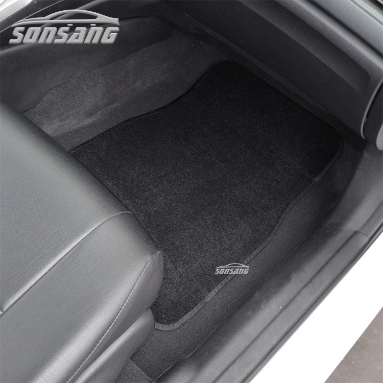 Car mats full set wholesale car special black flat non-slip car mats velvet car mats