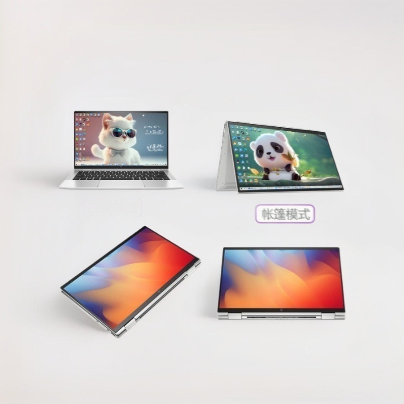 13.3inch Netbook Capacitive 360-Degree Touch Drawing Screen Quad-Core Business Office Student Laptop