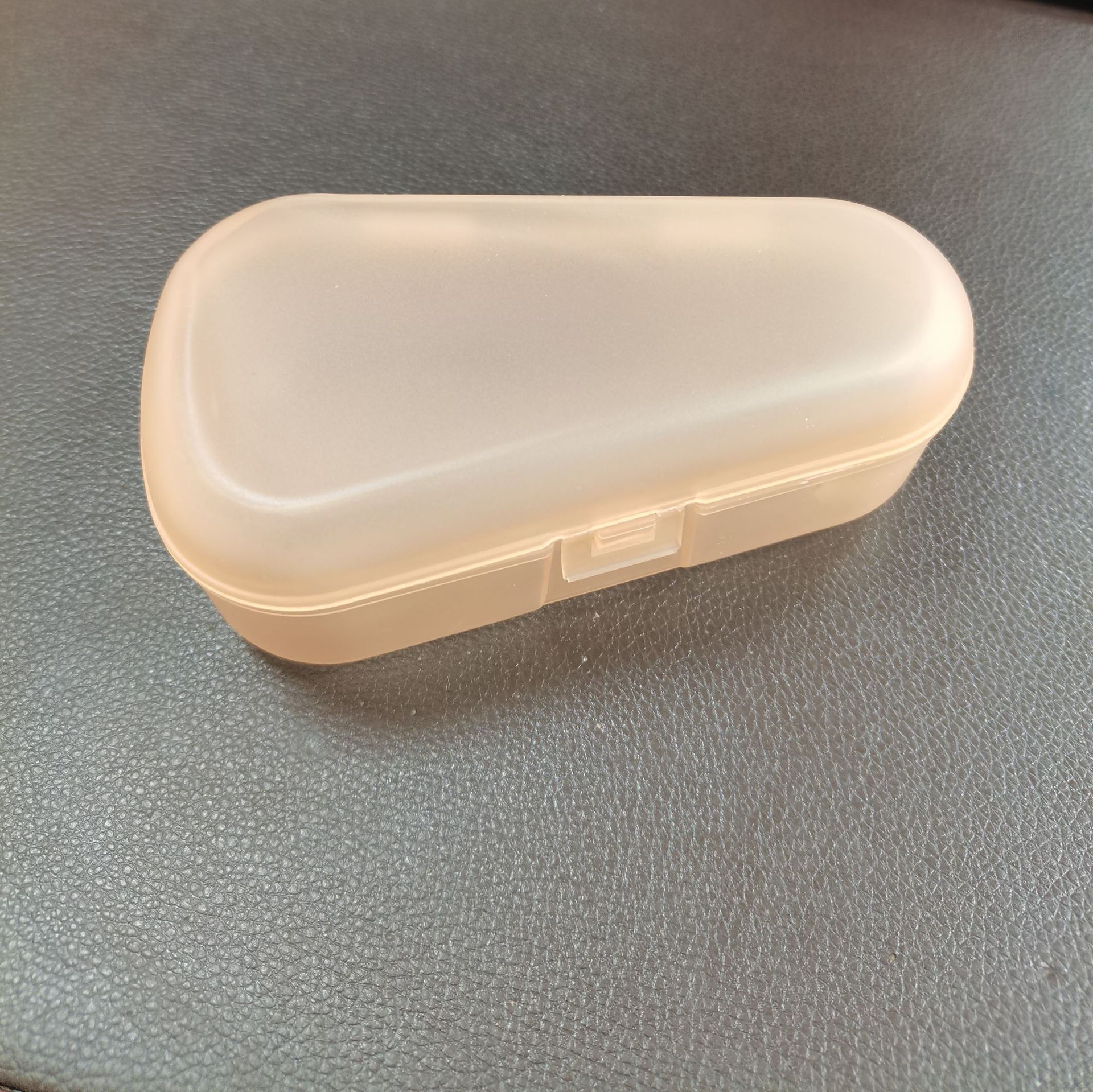 Baby Tooth Gel Storage Box Water Drop Box Transparent Plastic Box Triangle Fruit and Vegetable Music Box