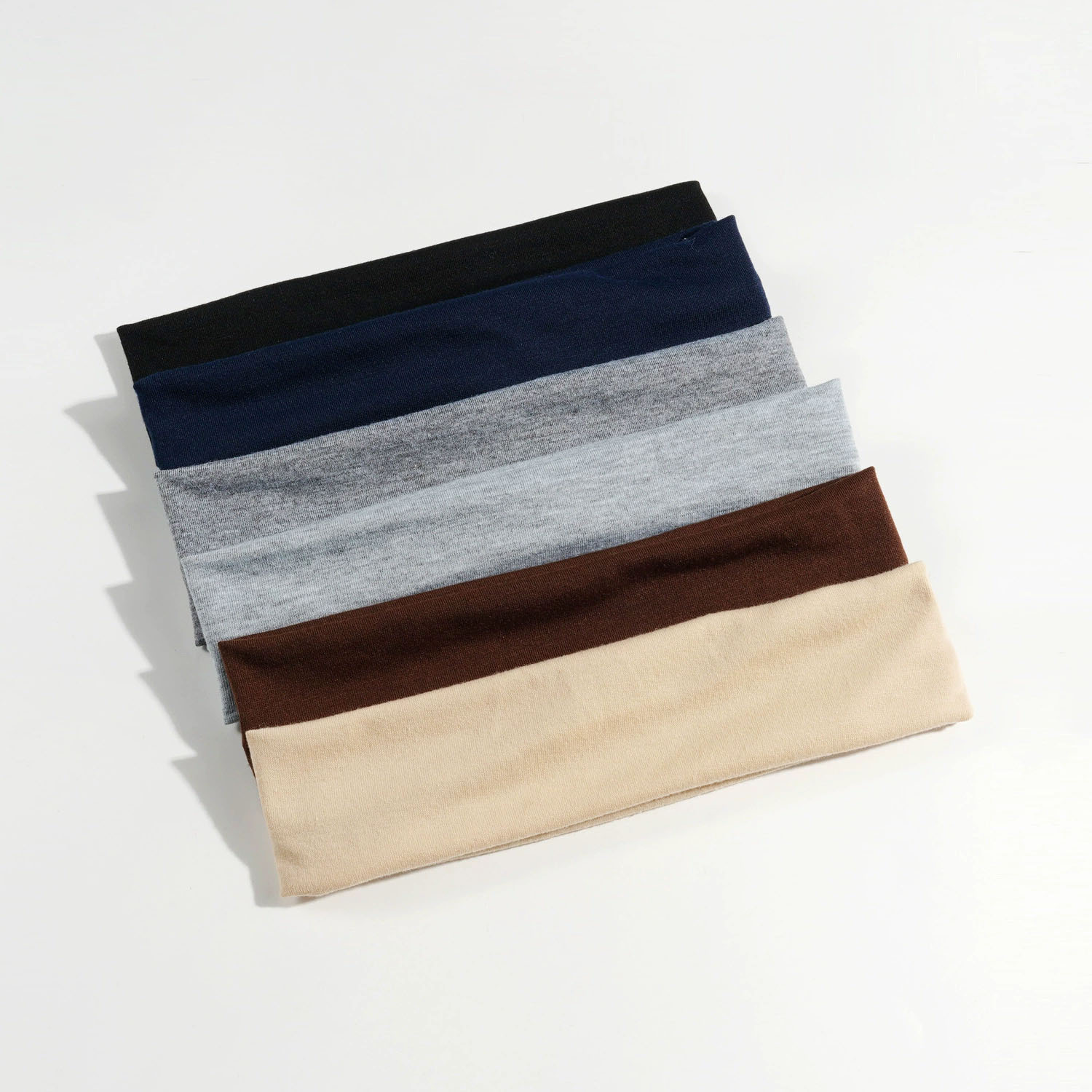 Cross-Border Best-Selling 6cm Solid Color Yoga Sports Fitness Headband with Wide Edge, Basic Simple Elastic Non-Slip