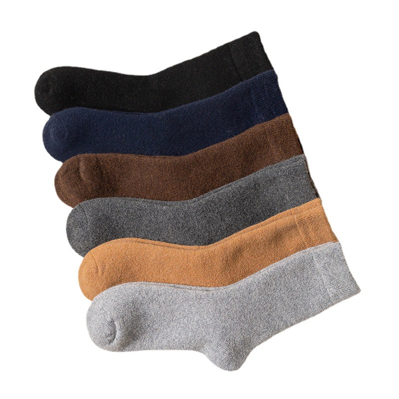 Wool socks thickened socks men's socks winter velvet warm Terry socks for men and women winter cashmere socks
