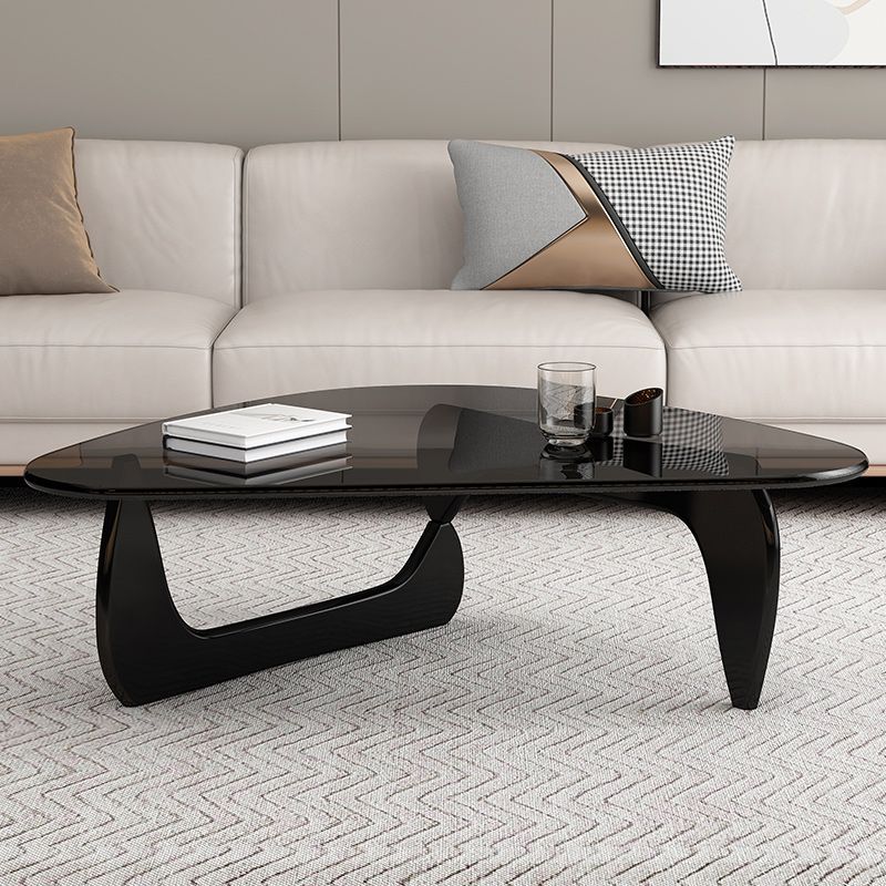 New Movable Coffee Table Coffee Table Glass Rock Board Explosions New Special-Shaped Small Table Ins Style Simple on the Floor