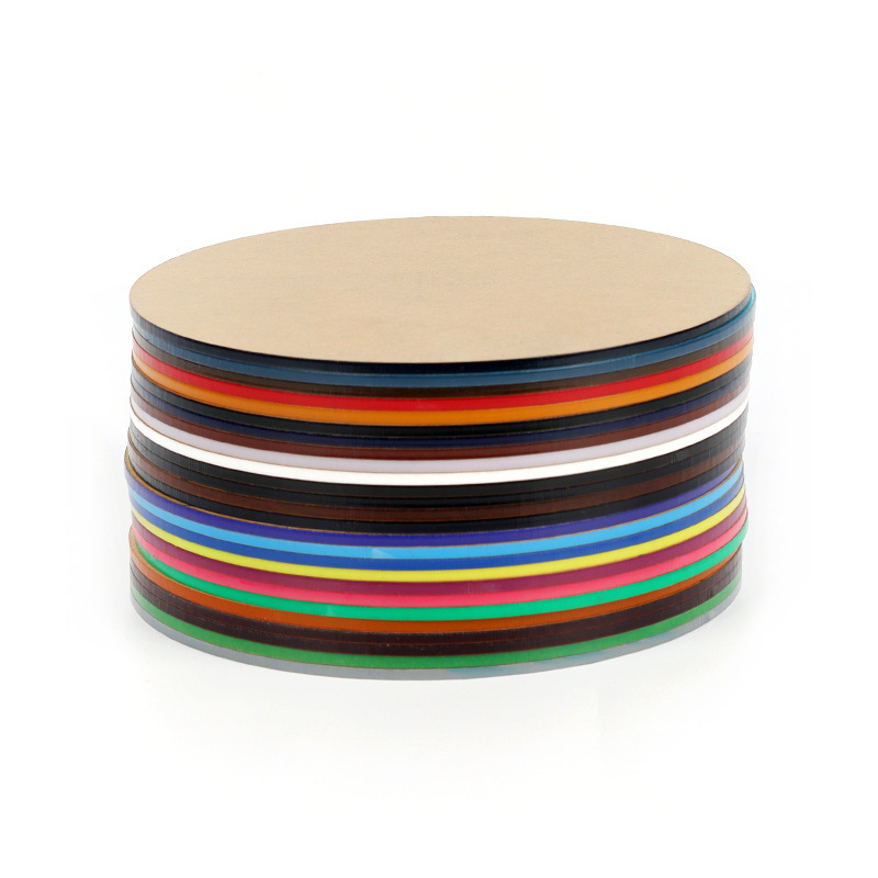 Custom color translucent acrylic plate black and white red yellow blue green purple frosted plexiglass plate disc processing