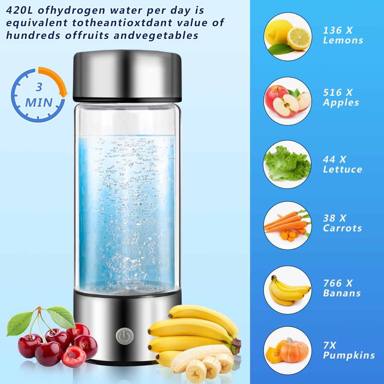 Will sell gift water cup hydrogen rich water cup water cup factory wholesale
