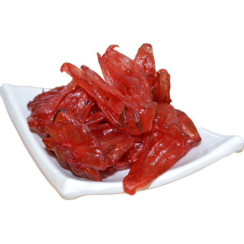 Luo Shenhua preserved bulk wholesale 50kg rose preserved candied rose eggplant dried cold fruit preserved casual sweet and sour snacks
